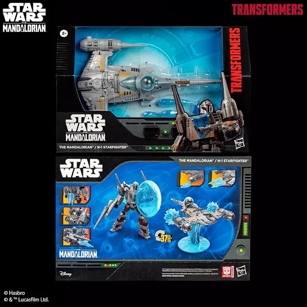 Transformers Collaborative Star Wars: The Mandalorian™ N-1 Starfighter Action Figure - Image 10